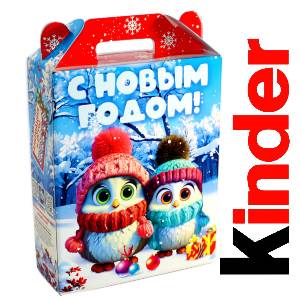 Детский подарок на Новый Год в жестяной упаковке весом 830 грамм по цене 3297 руб в Киселевске